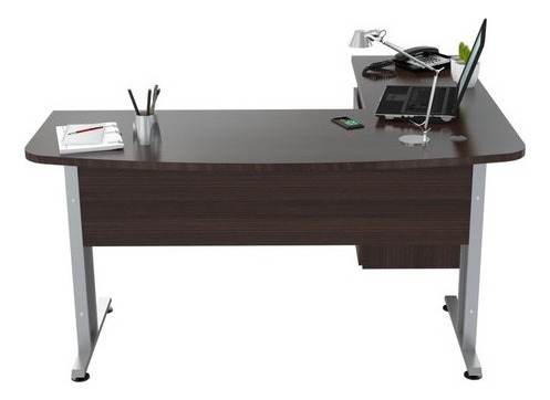Escritorio Inval Es7303-w Wengue