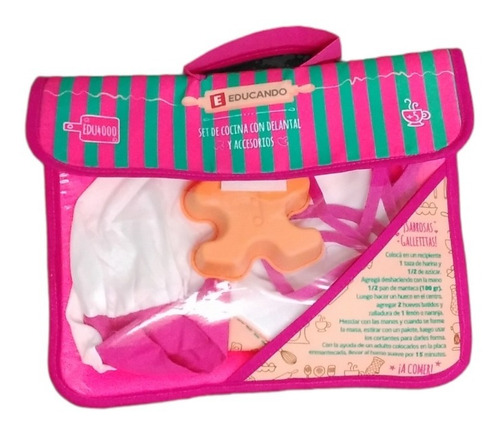 Imagen 3 de 6 de Valija De Cocinera Princesa Chef Con Accesorios Educando