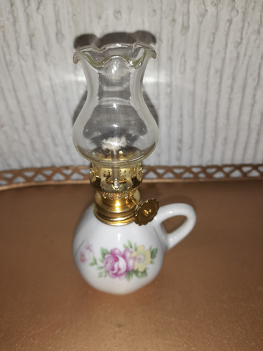 Lámpara A Alcohol (miniatura) De Colección (Usado)