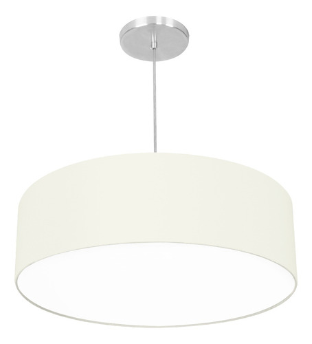 Lustre Cupula Pendente Dome 50x15cm Magnífico Bege