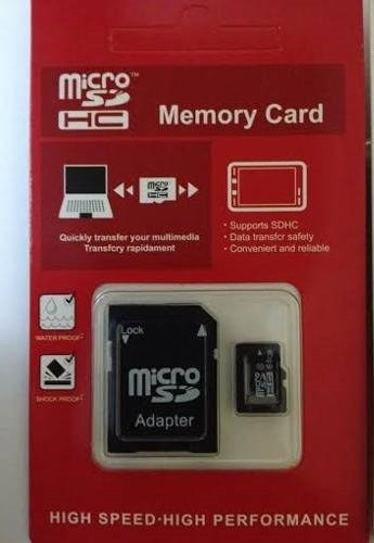 Tarjeta Micro Sd 64 Gb + Adaptador Sd Clase 10 + Porta Memor