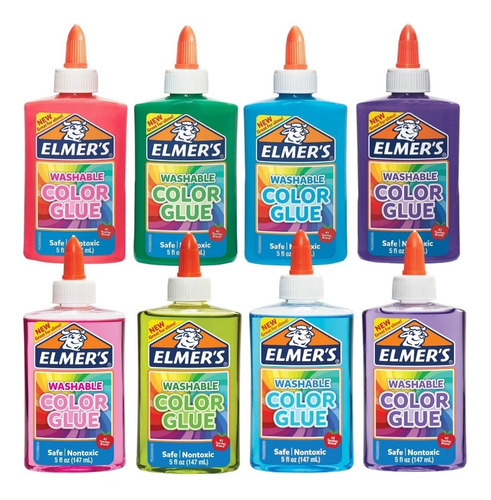Pegamento Elmers Para Slime Elmer´s Glue Colores A Escoger Color Morado Transparente
