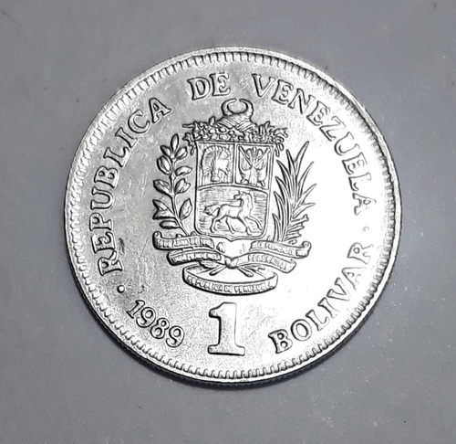 Moneda Venezolana Año 1989 - 1 Bolívar