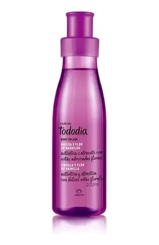 Body Splash Ameixa E Flor De Baunilha Natura 200ml