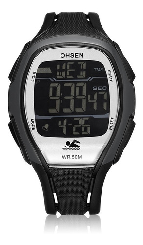 Relógio Masculino Ohsen Digital 1802 - Cinza E Preto