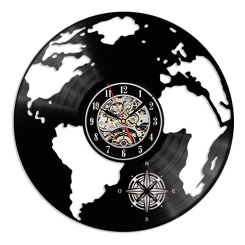 Reloj Mapamundi Mundo Ideal Regalo Llevate El 2do.al 20% Off
