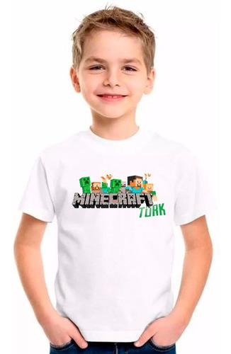 Camiseta Minecraft Infantil