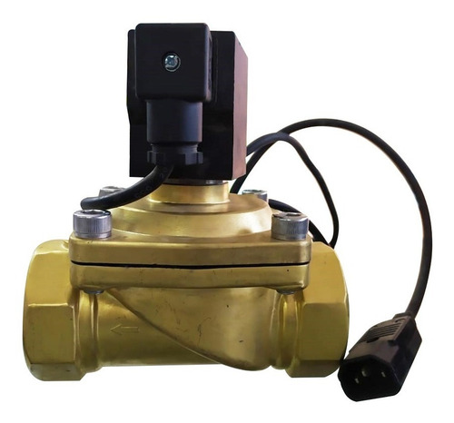 Válvula Solenoide De Agua De 24 V, 2w21-50, 2 Pulgadas.