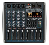 Comprar Audio Mixer Gochanmi Mx4 De 4 Canales Con 99 Efectos Dsp