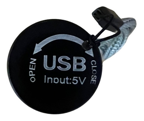 Imagen 5 de 7 de Mini Linterna Led Recargable Usb Bolsillo, 3pcs Zoom Camping