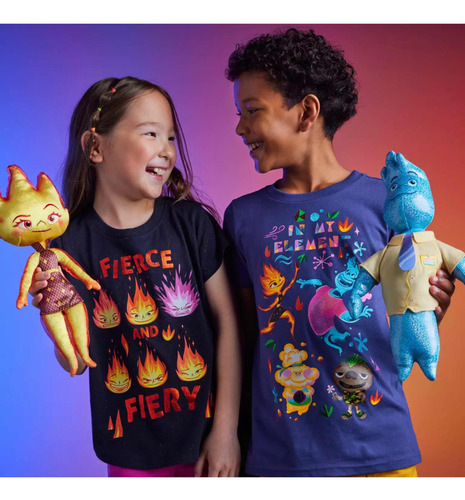 Elementos Ember Lumen Peluche Elemental 35cm Pixar Disney