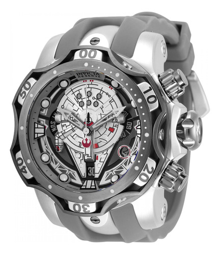 Reloj Para Hombres Invicta Star Wars 35672 Gris, Acero