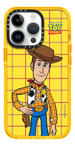 Case iPhone 13 Toy Story Woody Naranja Transparente