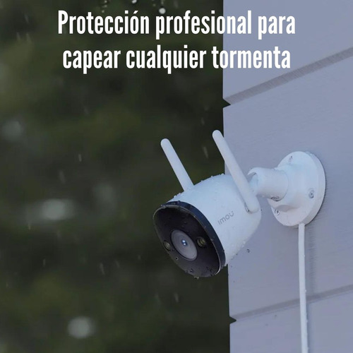 Cámara Wifi Imou Bullet 3 3mp S3e-3m0we 2k Ip67 - Blanco