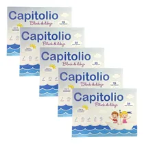 Comprar 5 Block De Dibujo Blanco Nro 5 Capitolio Manualidades