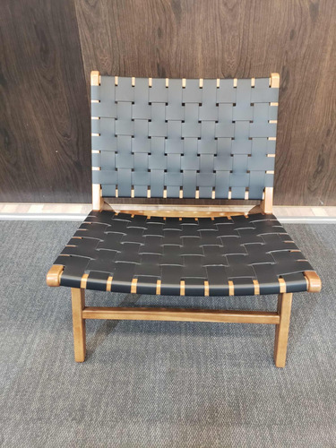 Silla Ocasional Diseño Wegner Ch24 En Madera Solida Y Piel