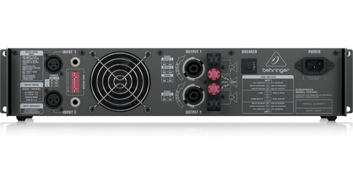 Imagen 2 de 2 de Ep 2000 Amplificador De 2000 Watts Behringer