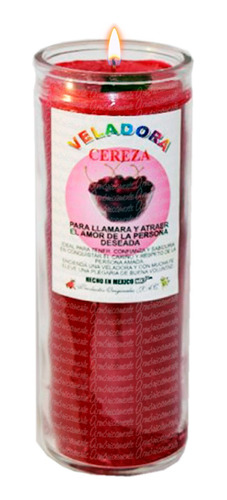 Veladora De Cereza - Atraer El Amor Verdadero Aroma 