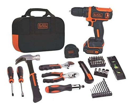 Kit De Taladro Y Accesorios De Negro & Decker