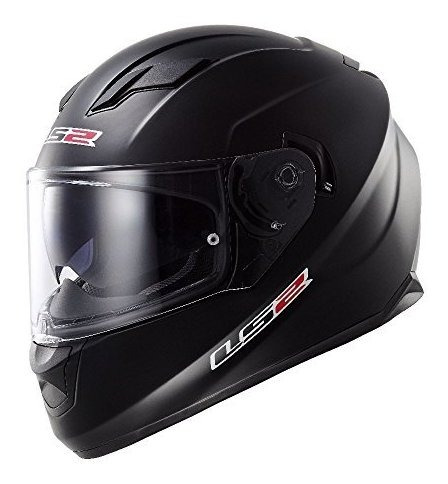 Casco De Motocicleta Ls2 Stream Solid Full Face Con Medio Ne