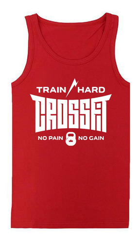 Imagen 6 de 6 de Camisilla Esqueleto Hombre Estampado Personalizado Crossfit
