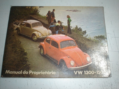 Manual Vw Fusca 1300 1500 1970 1971 1972 Original Beetle