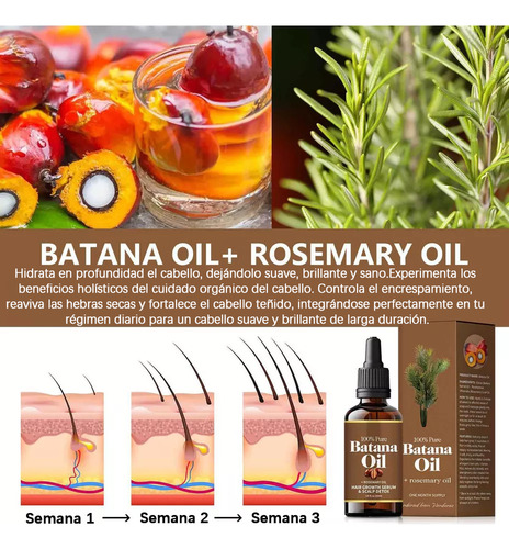 Aceite De Batana Para Crecimiento Capilar Y Vitalidad 30 Ml
