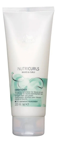 Wella Elements Nutricurls Acondicionador Ondas Y Rizos 200ml