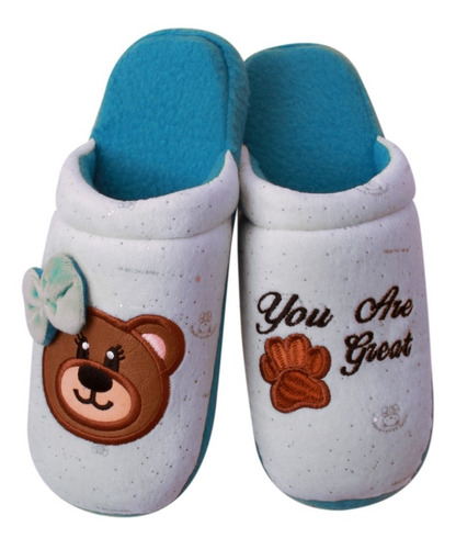 Babuchas Pantuflas Osito Manito Alta Calidad