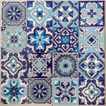 Comprar Azulejos Decorados 15 X 15 Cm Cobaltos. (soy Fabricante)