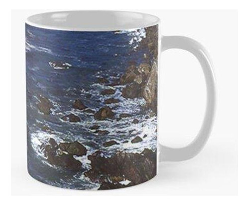 Taza Surf Y Rocas En Big Sur Calidad Premium