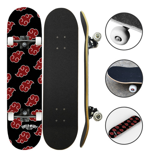Skate Iniciante Completo Skat Menino Esqueite Menina Montado