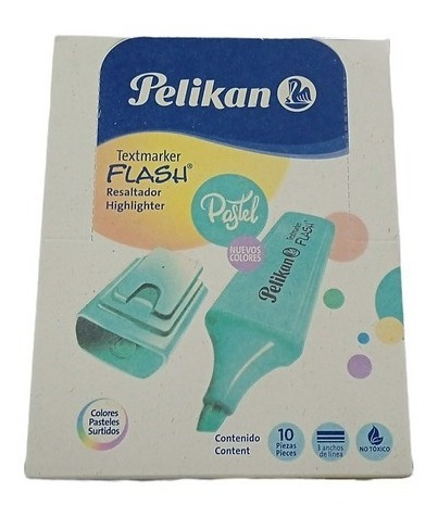 Resaltador Highlighter Colores Pastel X10 Pelikan 