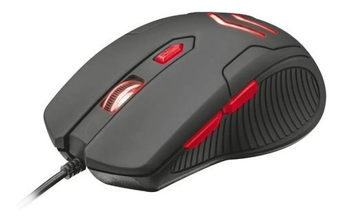 Imagen 2 de 5 de Kit Combo Mouse + Pad Gamer Trust Ziva Dpi 6 Botones Gaming
