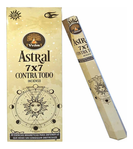 Incienso Hexagonal Astral 7 X 7 