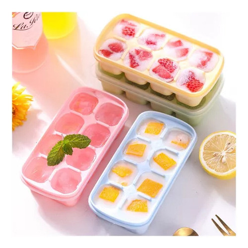 Para Molde Para Hacer Hielo De 4 Piezas Con Tapa