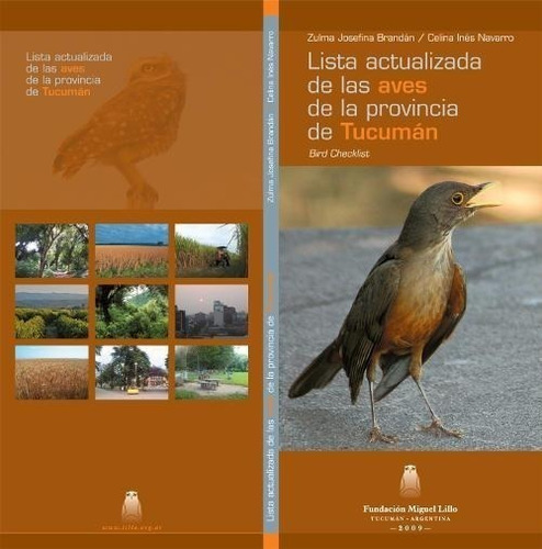 Lista Actualizada De Las Aves De La Provincia De Tucumán