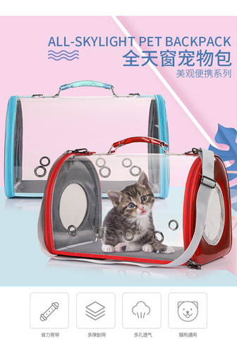 Bolso Transparente Para Mascotas En Forma De Cápsula De Gran