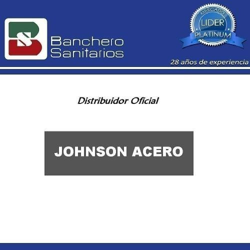 Pileta Bacha Doble De Cocina Johnson Cc28/18 Acero Inox