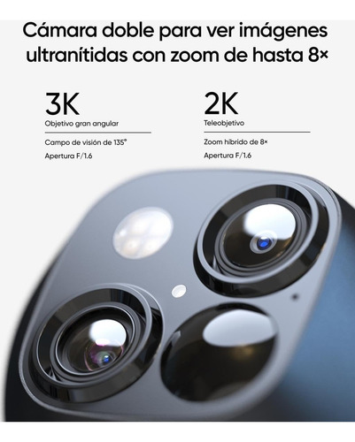Cámara De Seguridad Eufy Solocam S340 Exterior 6mp 360° Wifi