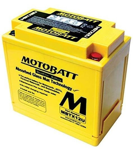 Db Eléctrico Mbtx12u De Batería Para Motobatt Batería 14ah, 