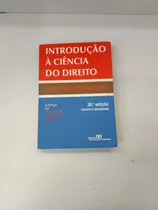 Comprar Livro Introdução Á Ciência Do Direito Justiça Lei Faculdade Fato Social Ciência André Franco Montoro 9854