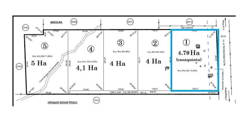 Imagen 2 de 30 de Campo En Venta En Bavio | Ruta 11 E/el Pino Y Km.42 (4,79 Has) Fracc.1