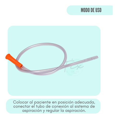 Sonda Aspiracion Mucus Con Conector Simple T/k 32 X50