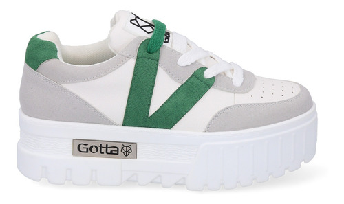 Zapatilla Plataforma Verde 23242