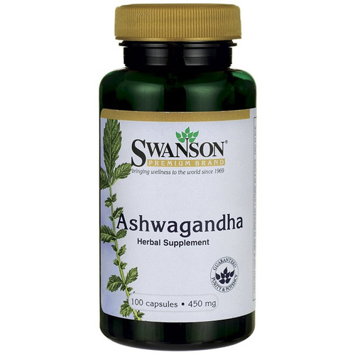 Ashwagandha Withania Ginseng Indio 100 Cap 450mg