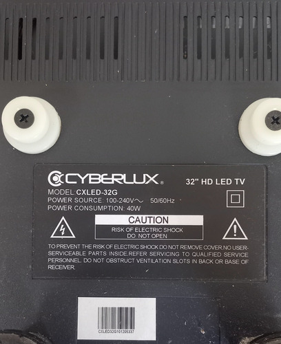 Imagen 6 de 8 de Tv Cyberlux 32cxled 32g Hd, Fuente, Maind, Leds, Etc