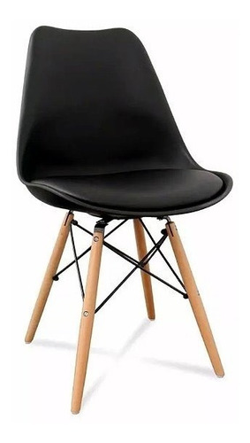 Silla Tulip Eames Dsw Patas Madera Con Almohadón