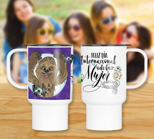 Diseños Plantillas Jarros Tazas Dia De La Mujer Sublimar M15