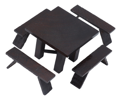 Juego De Mesas De Madera Con Forma De Casa De Muñecas, Tamañ